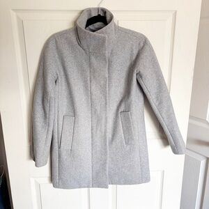 J. Crew Gray Women's wool Blend Coat